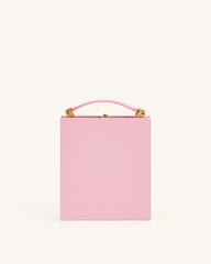 Taya-Puppy Pattern Book Shape Clutch Bag - Pink
