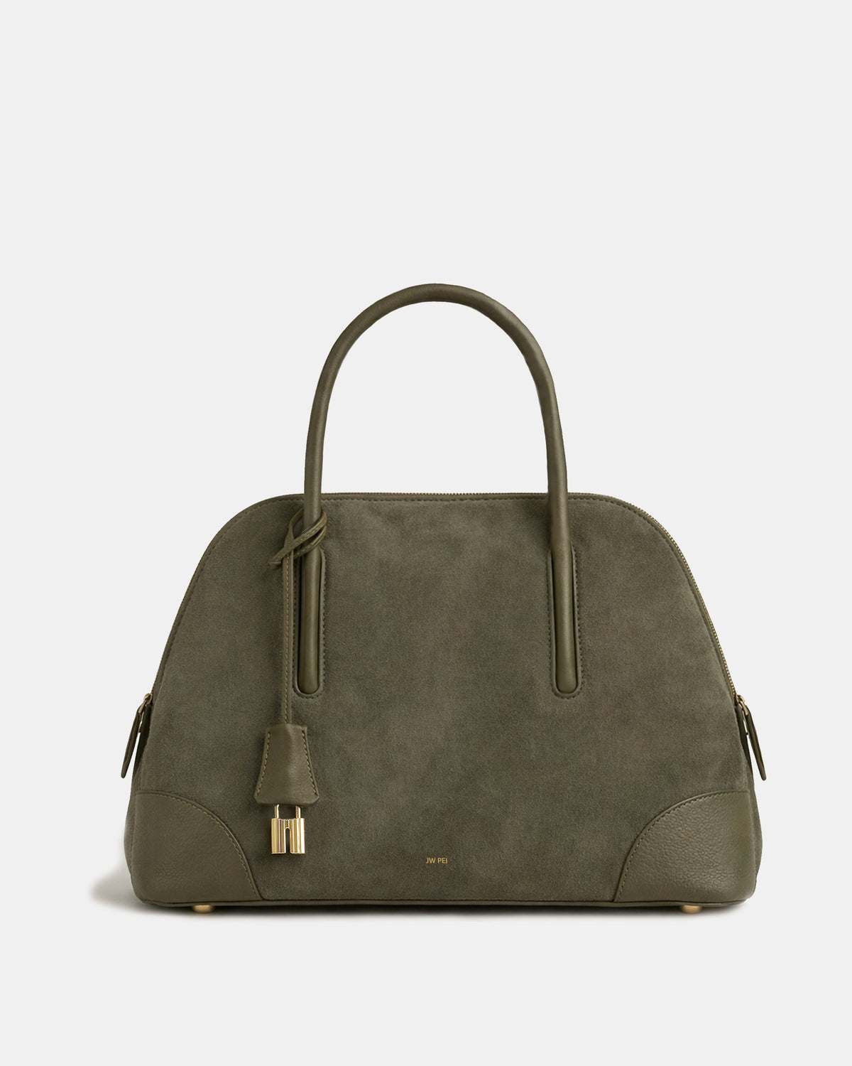 Luna Dome Top Handle Bag - Olive