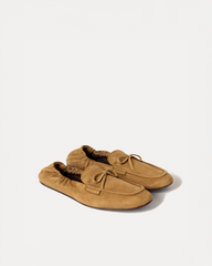 Hazel Bow Loafers – Brown