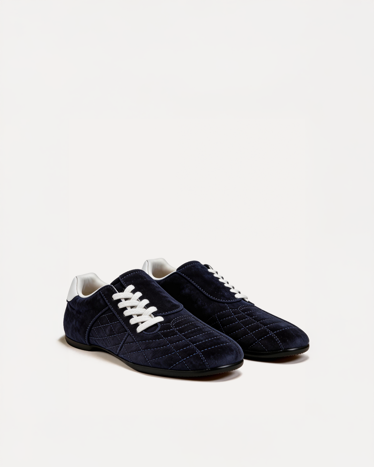Jamie Quilted Sneakers – Blue