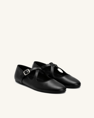 Lily Classic Mary Janes – Black