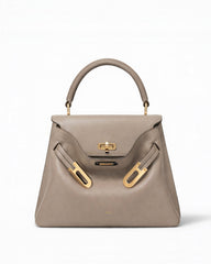 Ava Top Handle Bag - Taupe